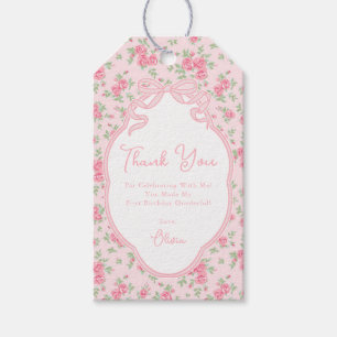 Love Shack Florales Schleifchen Wundervoller Erste Geschenkanhänger