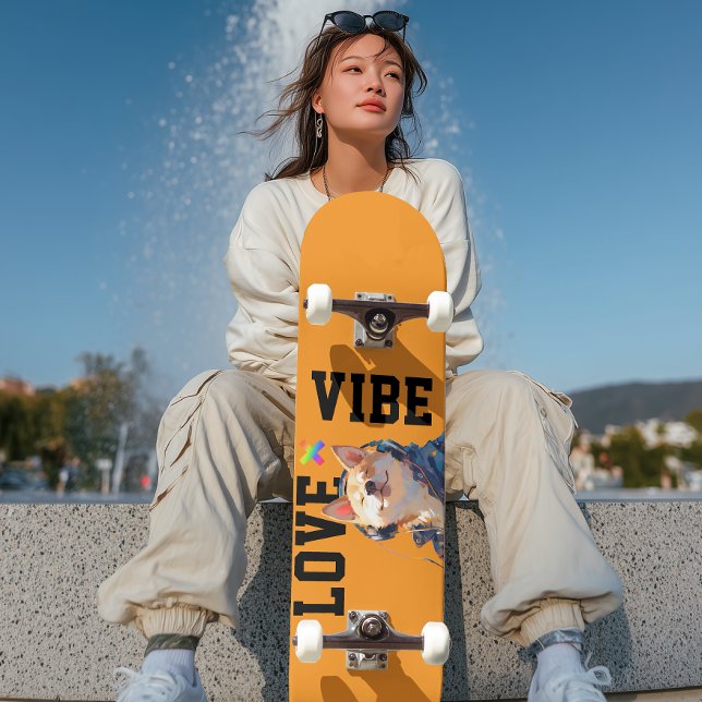 LOVE × SHIBA - Custom Skateboard (Von Creator hochgeladen)