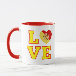 LOVE Sizilien Tasse