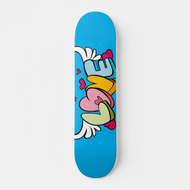 Love Skateboard Custom Design (Devant)