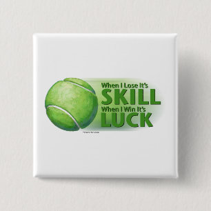 Love Skill Win Tennis Ball Button