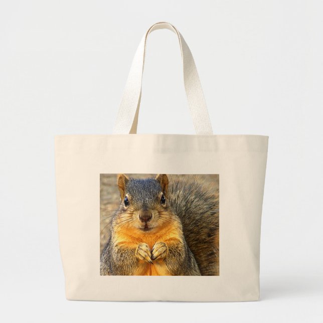 Love Squirrel_ Jumbo Stoffbeutel (Vorne)