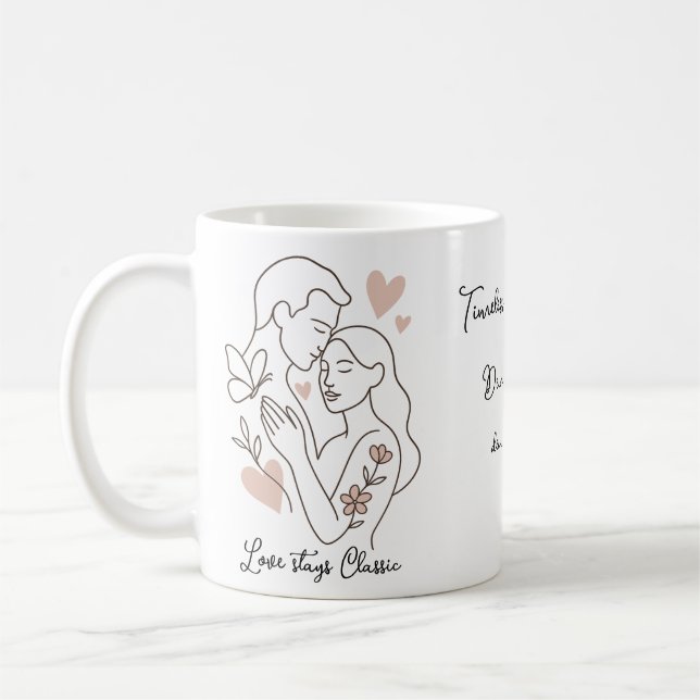 love stays classic kaffeetasse (Links)