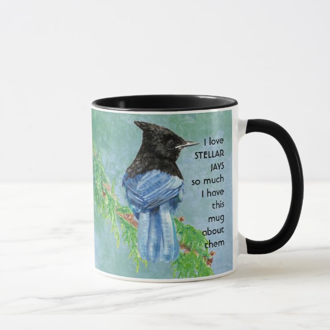 Love STELLAR JAYS tellement je me moque Citer Mug (Droite)