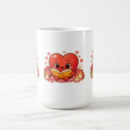 Love Stories Begin Within the Heart Kaffeetasse