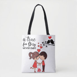 Love Story Tote Tasche