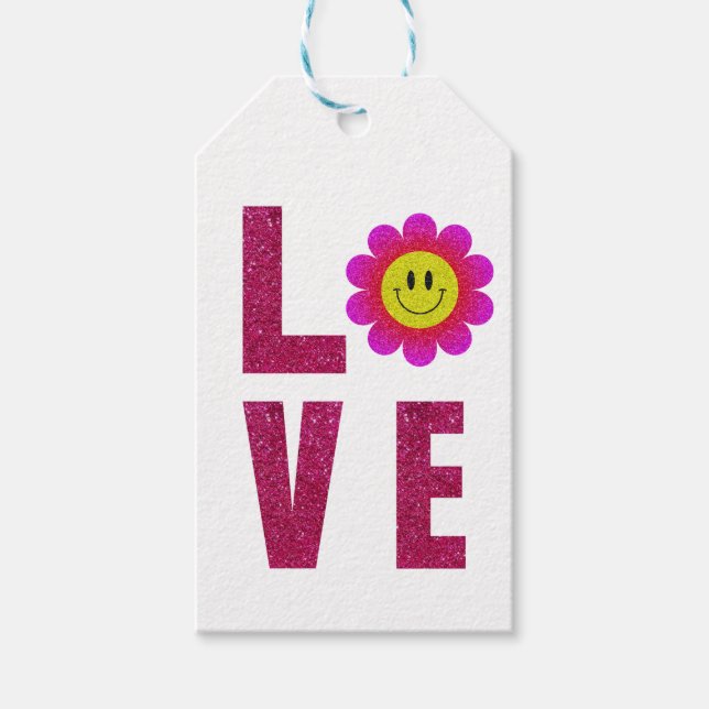 Love Sunflower Geschenkanhänger (Vorderseite)