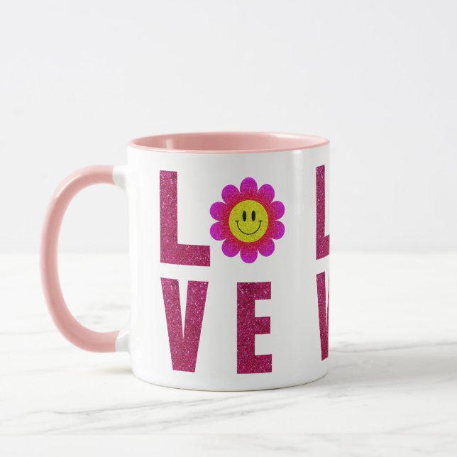 Love Sunflower Tasse (Links)