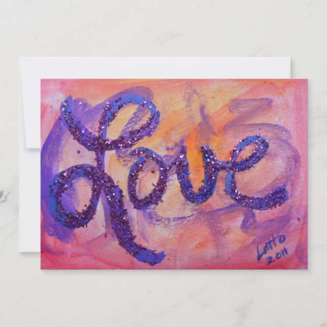 Love Sunset Twilight Invitations ou annonces (Devant)