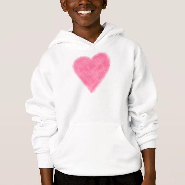 LOVE Sweat - shirt à capuche de l'enfant (Devant)