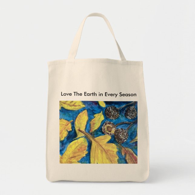 Love the Earth, fabric shopping bag Tragetasche (Vorne)