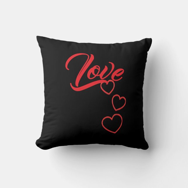 Love Throw Pillow Kissen (Vorderseite)