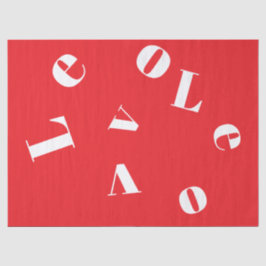 "Love" Tissue paper Seidenpapier