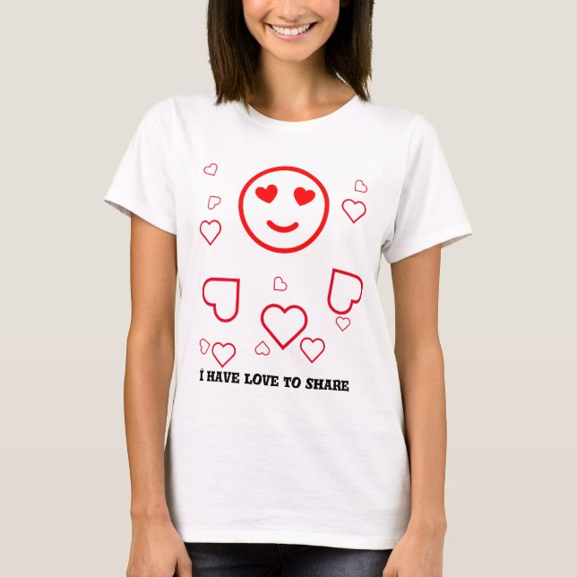 Love to share T-Shirt (Vorderseite)