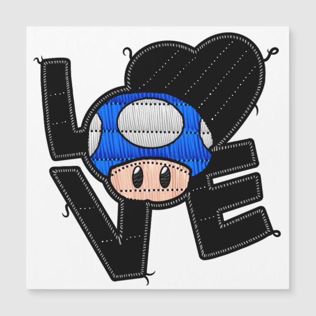 Love Toad - Blue Magnet (Devant)
