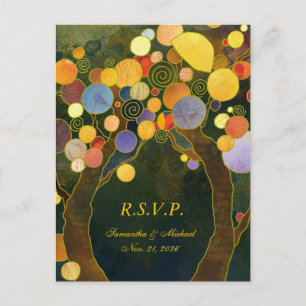 Love Trees Mariage Menu Choix RSVP