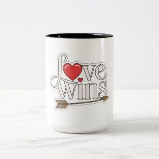 Love Twins - Mug à deux tons (15 oz)