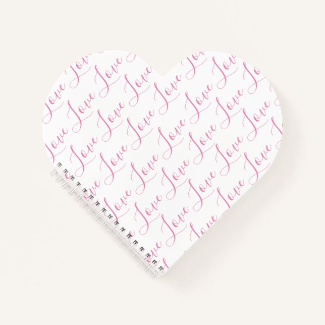 Love Typographie Valentine's Journal (Devant)