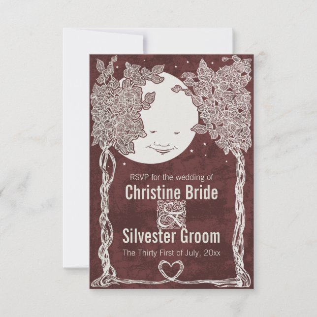 Love Under the Stars, 3.5x5 RSVP (Devant)