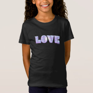 LOVE Unique 3D Moderne Graphique, T-shirt noir Coo