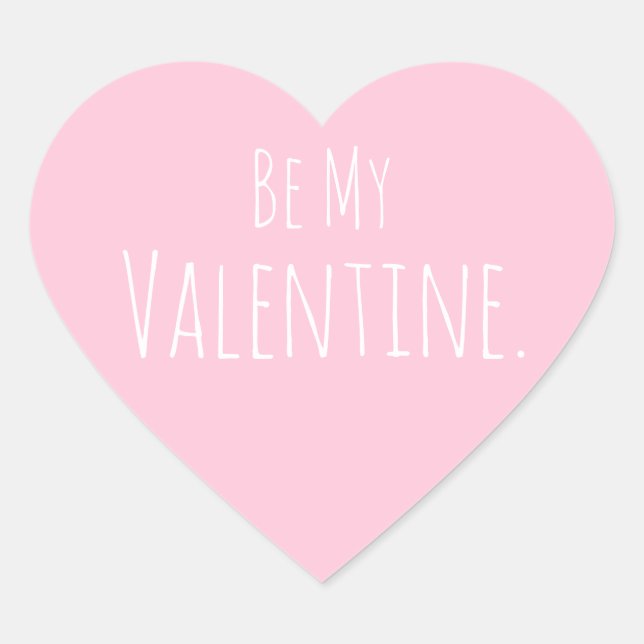 Love Valentine's Day Heart Sticker (Devant)