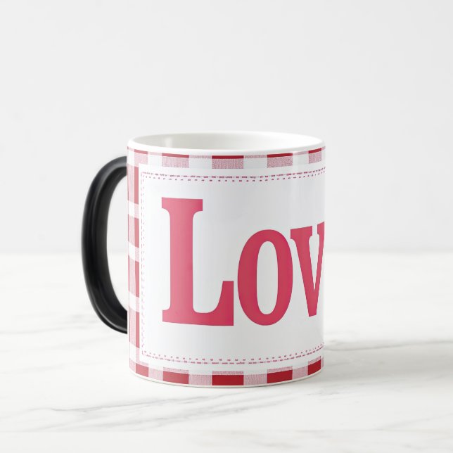 Love Valentines Verwandlungstasse (Vorderseite Links)