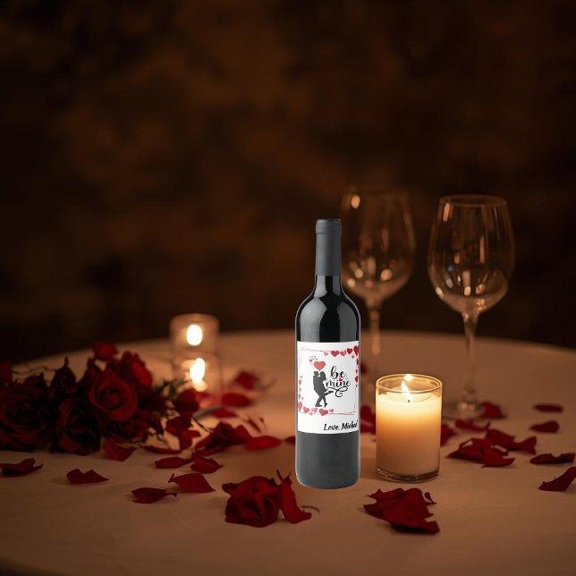 Love Vibes Personalized Label Set Weinetikett (Von Creator hochgeladen)