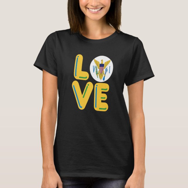 LOVE  Virgin Islands T-Shirt (Vorderseite)