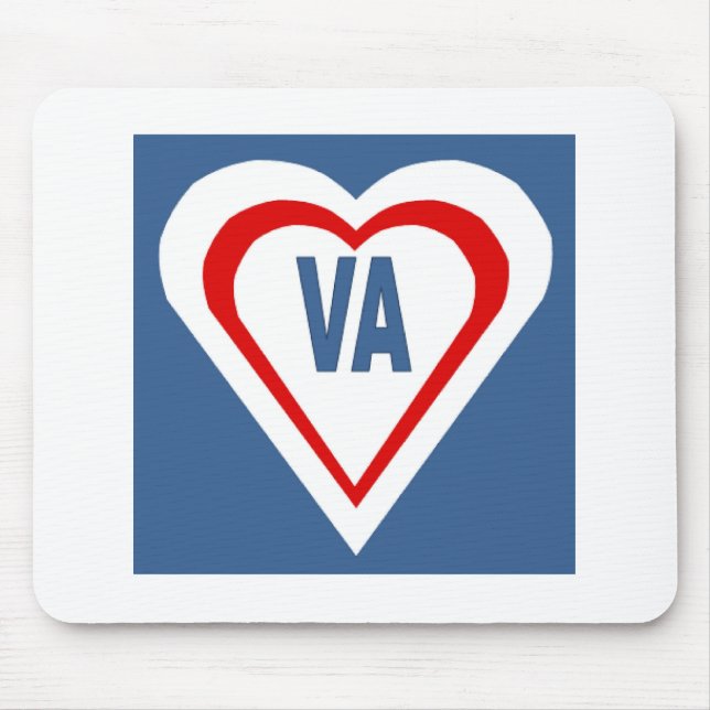 LOVE-VIRGINIA-Mausmatte Mousepad (Vorne)