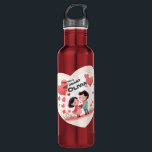 love water bottler edelstahlflasche<br><div class="desc">Celebrate true love with this charming design featuring a cartoon boy and girl holding a heart. With the sweet message "You hold my heart, Olivia", this romantic illustration makes the perfect gift for Valentine’s Day, anniversaries, or just because. Whether you’re customizing it for your partner or giving it as a...</div>