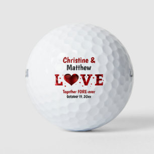 Love Wedding Favor Golfball