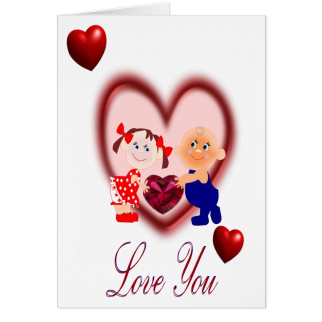 Love you Card (Devant)