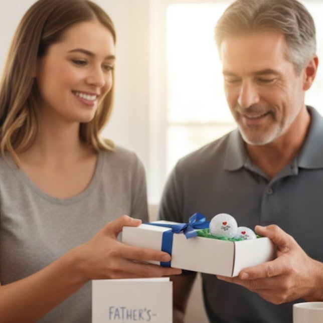 'Love You Dad' Father's Day, Birthdays, Touching Golfball (Von Creator hochgeladen)