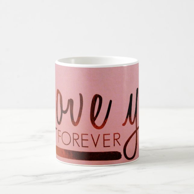"Love You Forever" Mug blanc classique 11 oz (Centre)