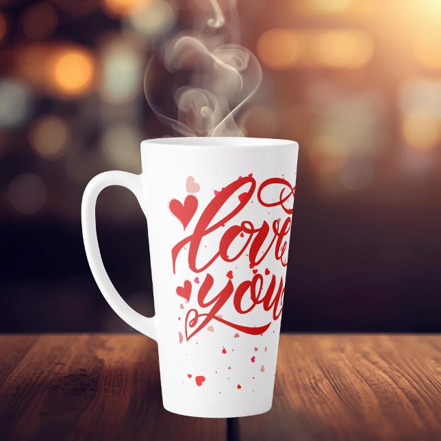 Love You Large Latte Mug (Créateur téléchargé)