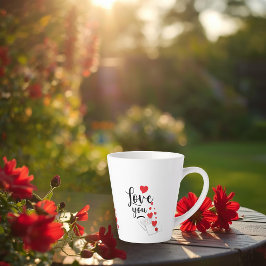Love You Latte Mug Milchtasse