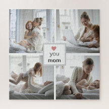 Love You Mom - Photo personnalisée Puzzle pour la