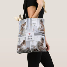 Love You Mom - Sac fourre-tout personnalisé pour m