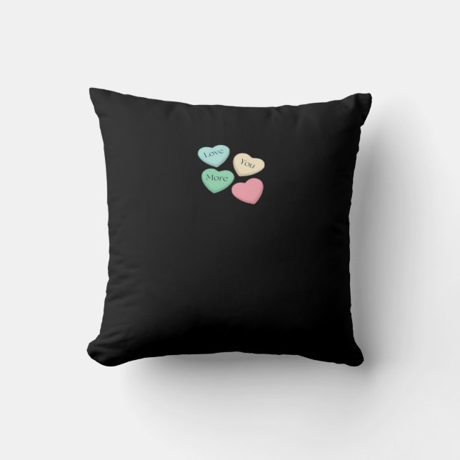 Love You More Signature Design  Kissen (Vorderseite)