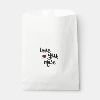 Love You More Zitat Moderne Ästhetik Geschenktütchen
