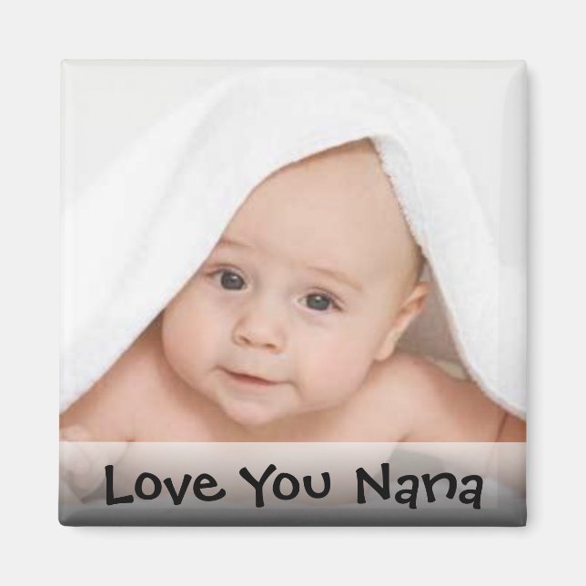 Love You Nana Photo Magnet (Devant)