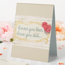"Love you Then * Liebe You Still" Tentabzeichen