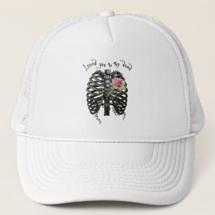 Love you to the Dead - Gothic Rib Cage Truckerkappe