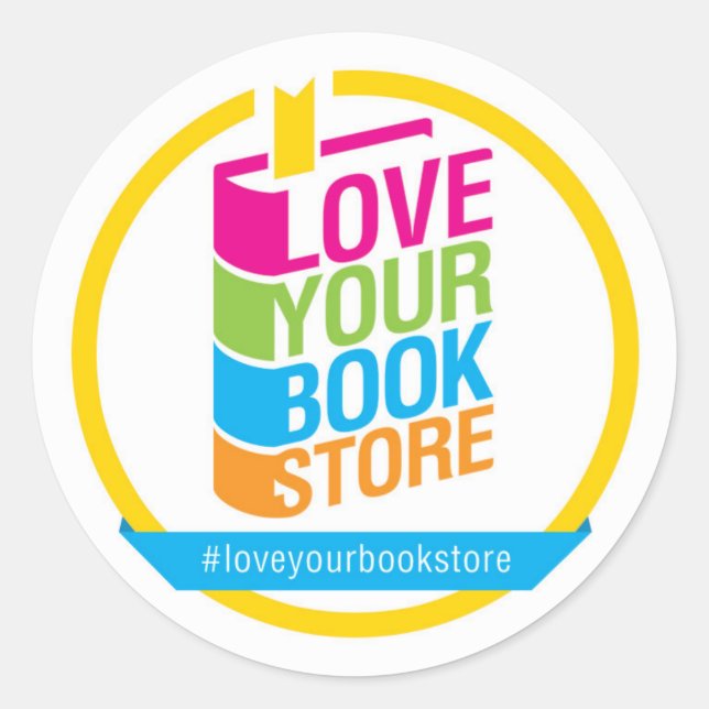 Love Your Bookstore Stickers - Feuille de 20 (Devant)