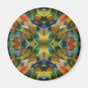 Lovebird Fether Kaleidoskop Magnet
