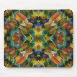 Lovebird Fether Kaleidoskop Mousepad