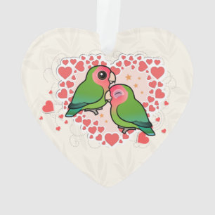 Lovebird-Liebe-Herz Ornament