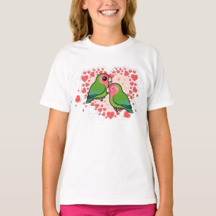 Lovebird-Liebe-Herz T-Shirt