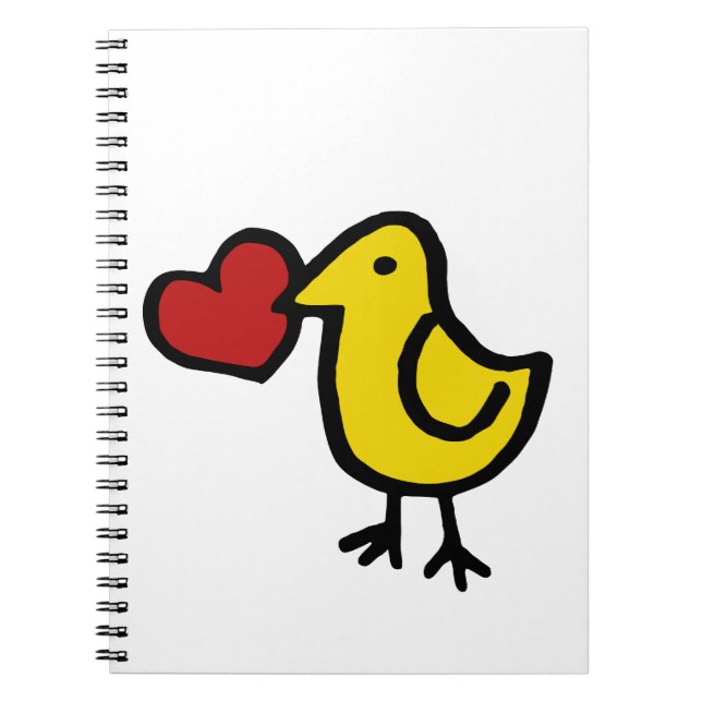 Lovebird Notizblock (Vorderseite)