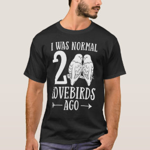 Lovebird Peach gegenüber Parrot Pet African Fische T-Shirt